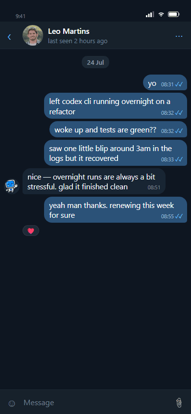 Customer feedback: Telegram, 3 / 50