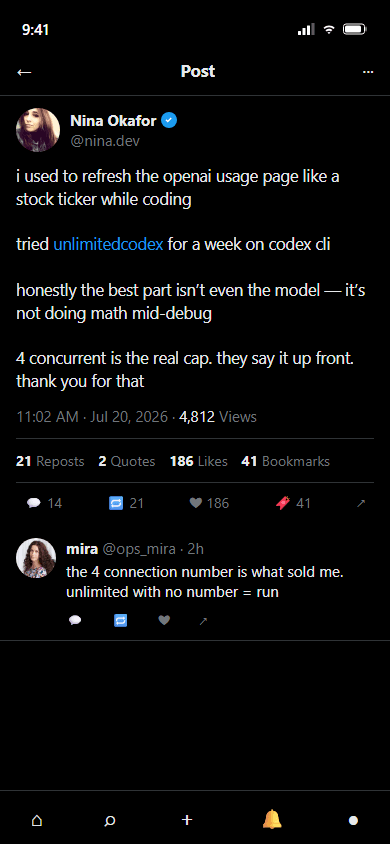 Customer feedback: X, 7 / 50