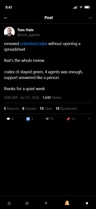 Customer feedback: X, 10 / 50