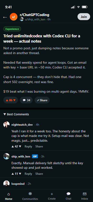Customer feedback: Reddit, 11 / 50