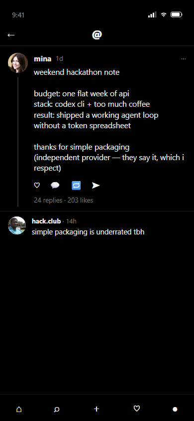 Customer feedback: Threads, 23 / 50
