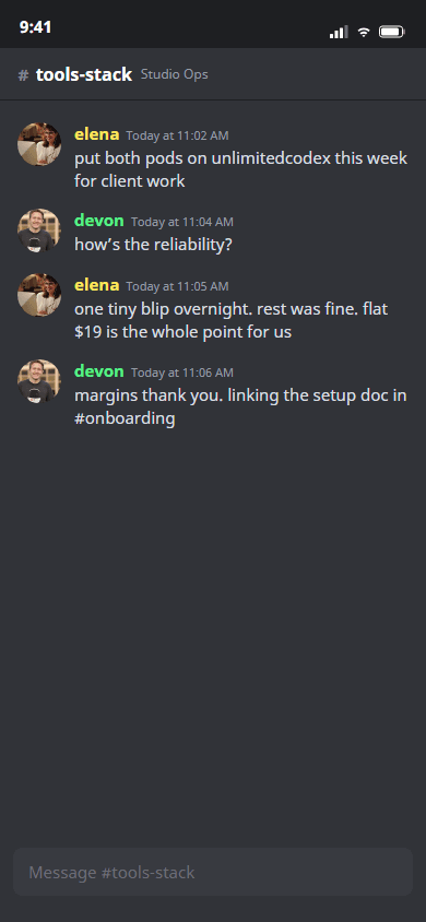 Customer feedback: Discord, 27 / 50