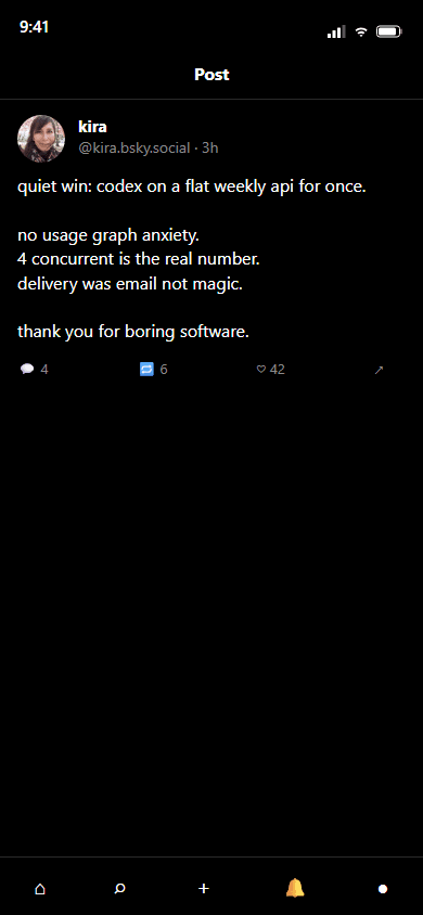 Customer feedback: Bluesky, 47 / 50